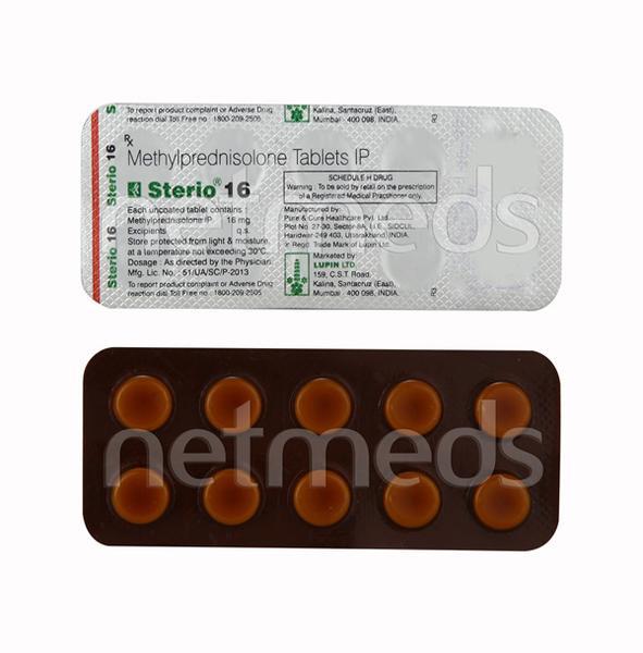 Sterio 16mg Tablet 10'S - Global Surgicals