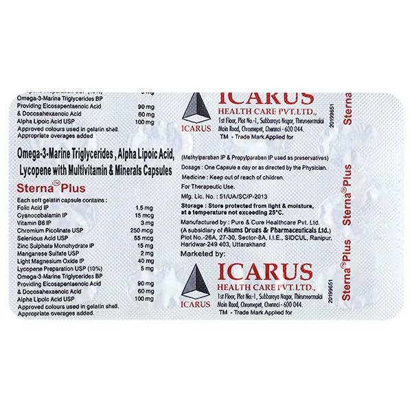 STERNA PLUS Tablet 10's - Global Surgicals