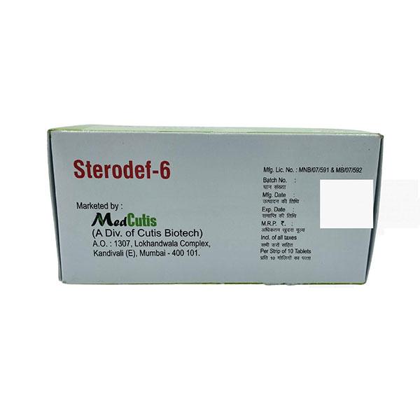 STERODEF 6 Tablet 10's - Global Surgicals