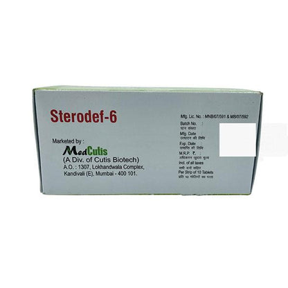 STERODEF 6 Tablet 10's - Global Surgicals