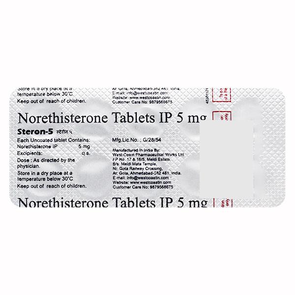 STERON 5 Tablet 10's - Global Surgicals
