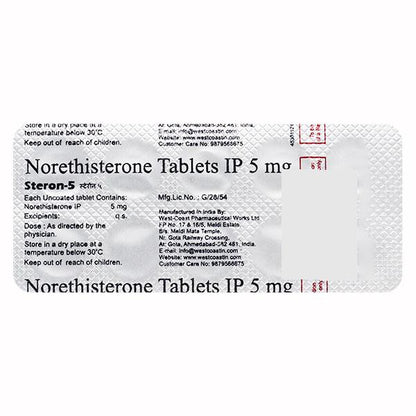STERON 5 Tablet 10's - Global Surgicals