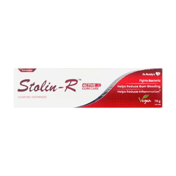 STOLIN R ACTIVE SUGAR FREE Tooth Paste 70g - Global Surgicals