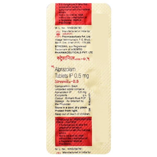 STRESNIL RF 0.5 Tablet 10's - Global Surgicals