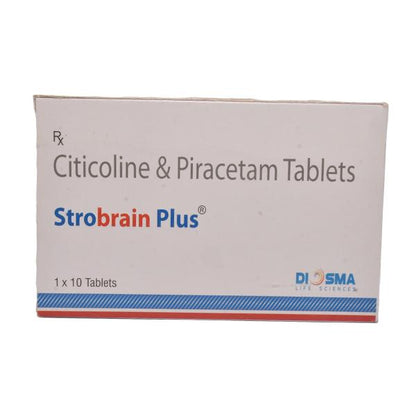 STROBRAIN PLUS Tablet 10's - Global Surgicals