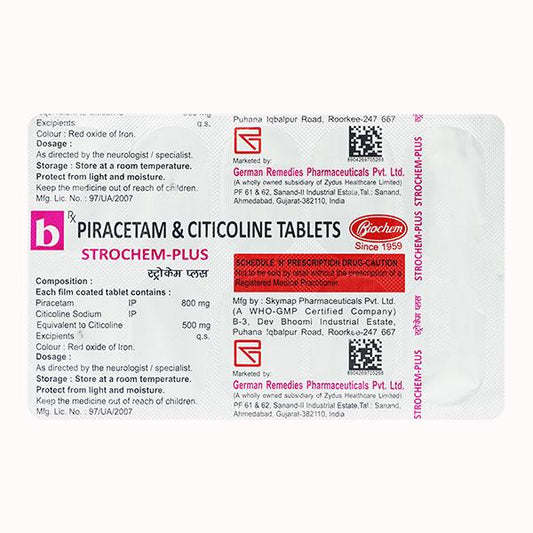 STROCHEM PLUS Tablet 10's - Global Surgicals