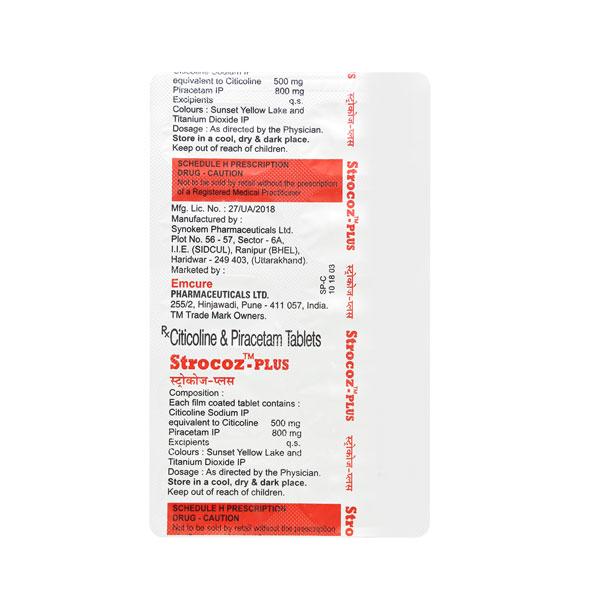 Strocoz Plus Tablet 10'S - Global Surgicals