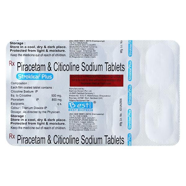 STROKLEAR PLUS Tablet 10's - Global Surgicals
