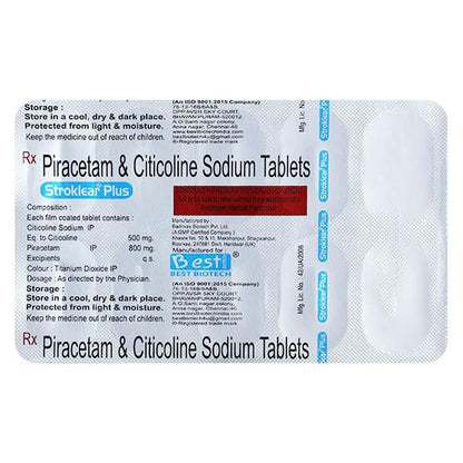STROKLEAR PLUS Tablet 10's - Global Surgicals