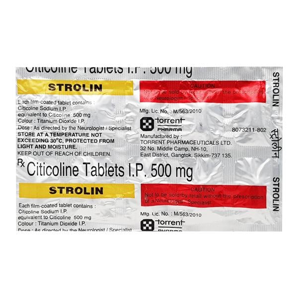 Strolin 500mg Tablet 10'S - Global Surgicals