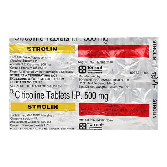 Strolin 500mg Tablet 10'S - Global Surgicals