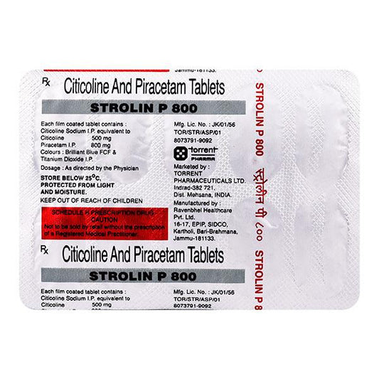 Strolin P 800mg Tablet 10'S - Global Surgicals