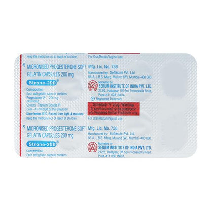 Strone 200mg Capsule 10'S - Global Surgicals