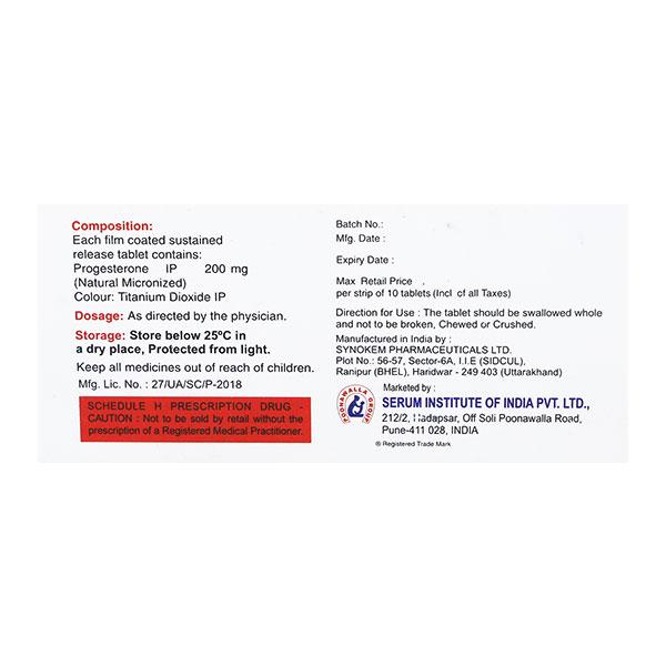 Strone SR 200mg Tablet 10'S - Global Surgicals