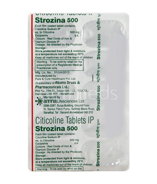 Strozina 500mg Tablet 10'S - Global Surgicals