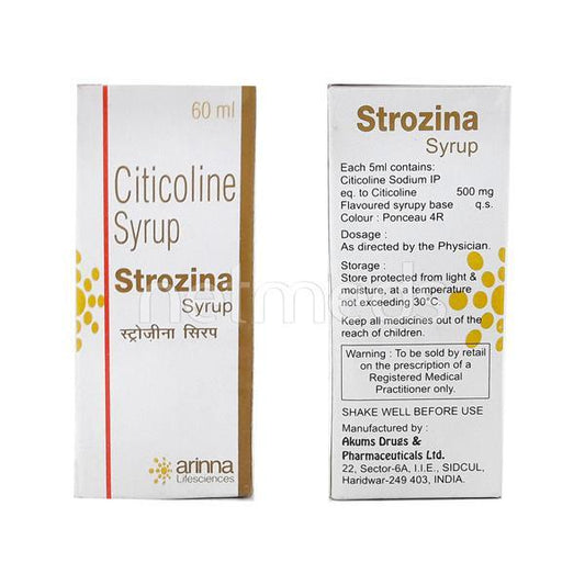 Strozina Syrup 60ml - Global Surgicals