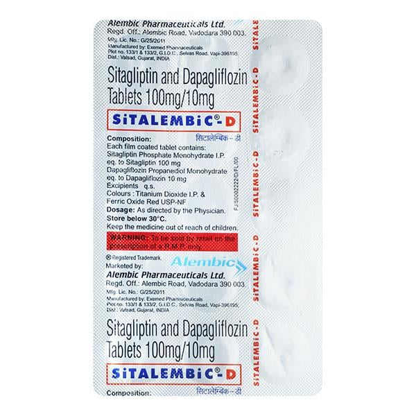 SITALEMBIC D Tablet 15's