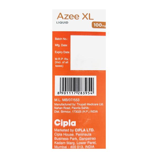 AZEE XL PEPPERMINT & ORANGE FLAVOUR 100mg Liquid 30ml