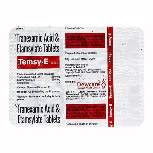 TEMSY E Tablet 10's