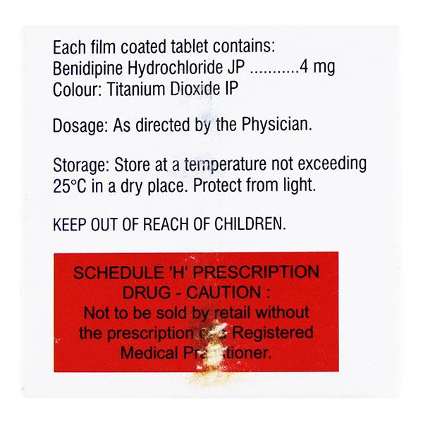 Beniduce 4mg Tablet 10'S