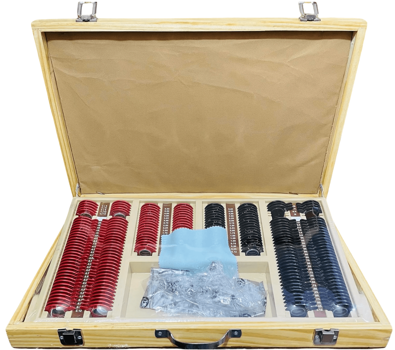 Sugra Trial Lens Set Red and Black - Global Surgicals