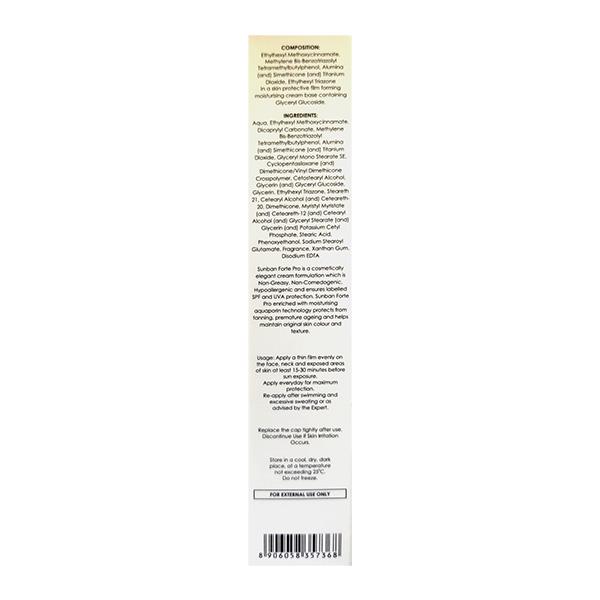 SUNBAN FORTE PRO SPF 50+ Cream 60g - Global Surgicals