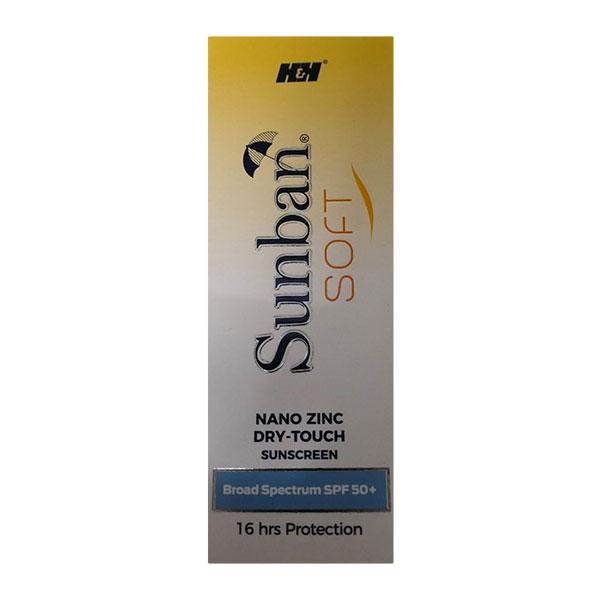 SUNBAN SOFT SPF50+ Sunscreen Gel 75gm - Global Surgicals