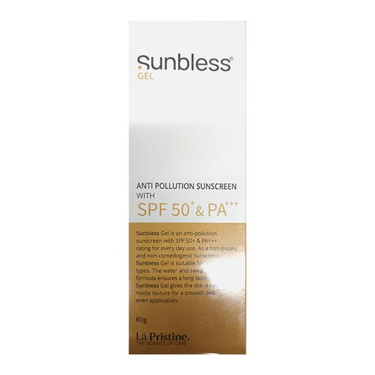 SUNBLESS SPF 50+ & PA+++ ANTI POLLUTION SUNSCREEN Gel 60g - Global Surgicals