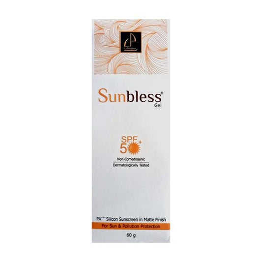 Sunbless SPF 50+ PA+++ Silicon Sunscreen Gel 60gm - Global Surgicals