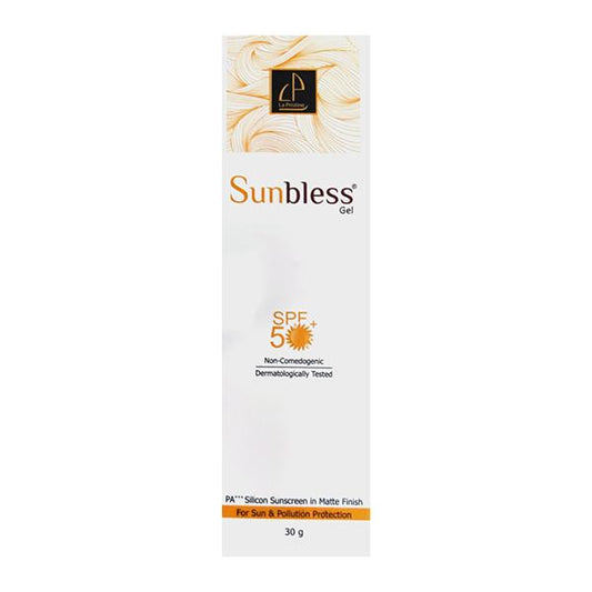 SUNBLESS SPF 50+ PA+++ SILICON SUNSCREEN MATTE FINISH Gel 30g - Global Surgicals
