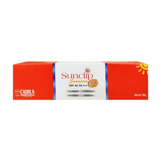 Sunclip Spf40 Pa+++ Gel 50gm - Global Surgicals