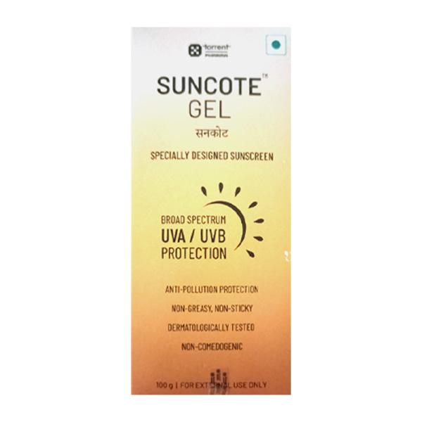 Suncote Specially Designed Sunscreen Gel 100gm - Global Surgicals