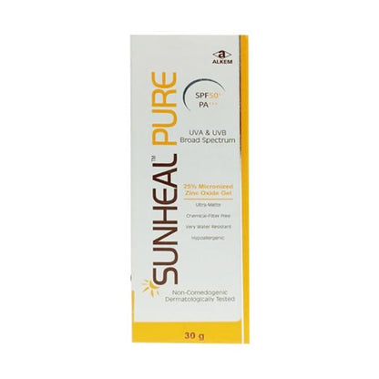 Sunheal Pure Spf50+ Pa+++ Gel(Topical) 30gm - Global Surgicals