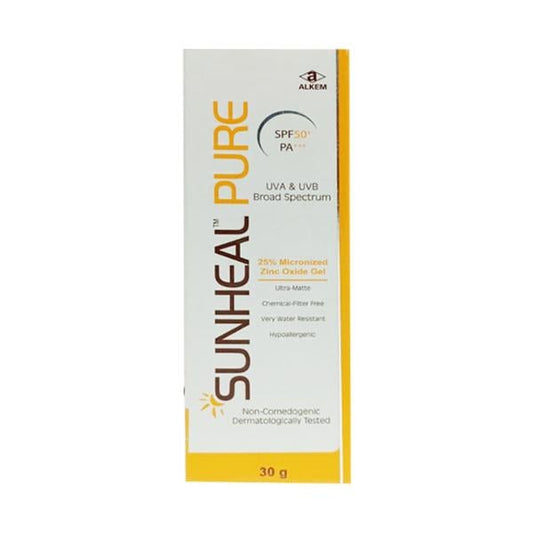 Sunheal Pure Spf50+ Pa+++ Gel(Topical) 30gm - Global Surgicals