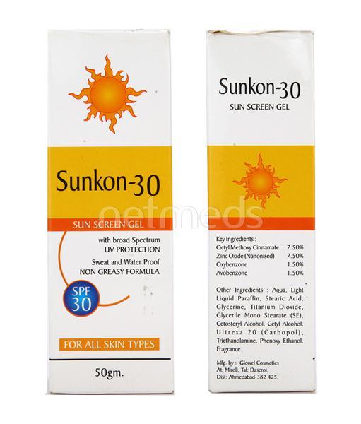 Sunkon 30 Gel(Topical) 50gm - Global Surgicals