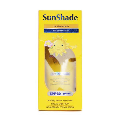 Sunshade Spf 30 Pa+++ Sun Screen Lotion 100ml - Global Surgicals