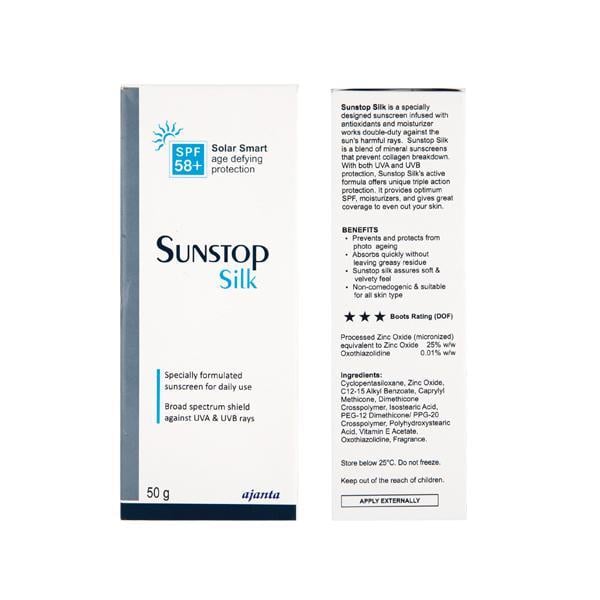 Sunstop Silk Cream 50gm - Global Surgicals