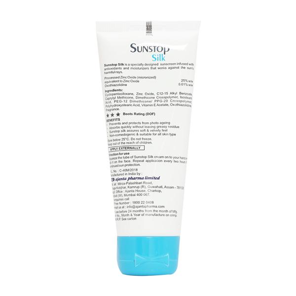 SUNSTOP SILK Cream 60gm - Global Surgicals