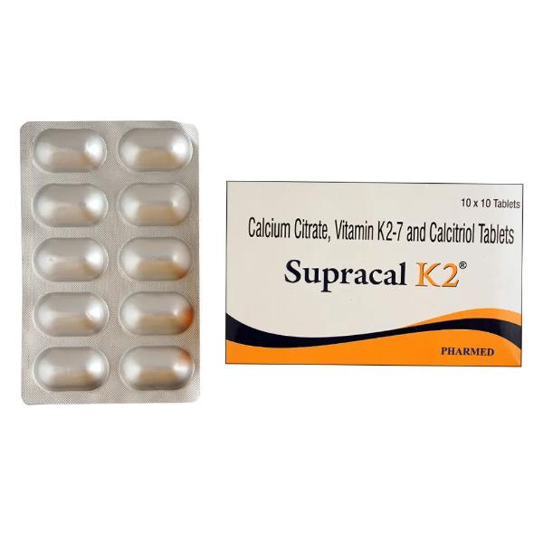 Supracal K2 Tablet 10'S - Global Surgicals