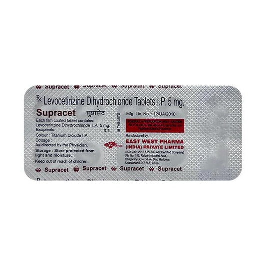 SUPRACET Tablet 10's - Global Surgicals