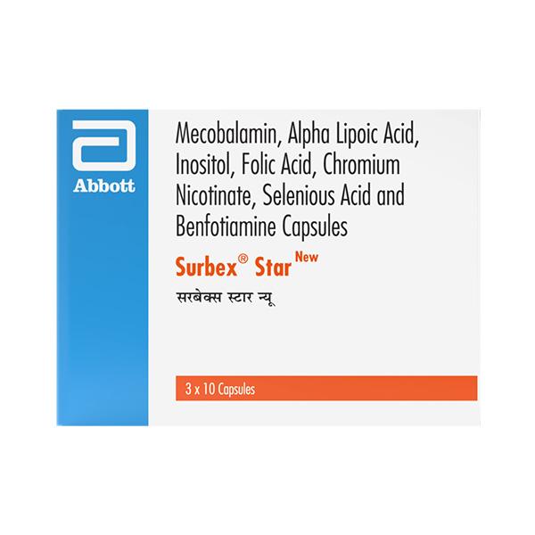 SURBEX STAR NEW Capsule 10's - Global Surgicals