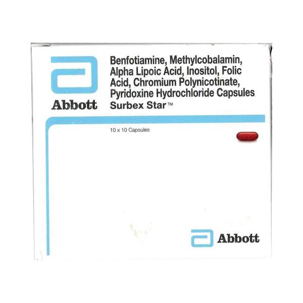 Surbex Star Softgel 10'S - Global Surgicals
