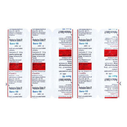 SURE 10 Tablet 10's - Global Surgicals