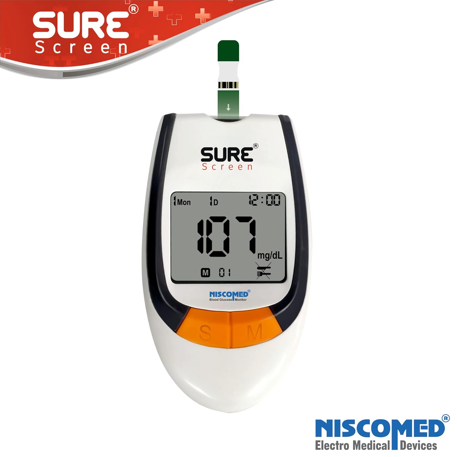 Sure Screen Glucometer Strip - Global Surgicals