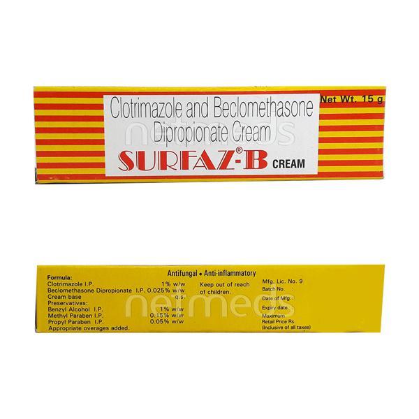 Surfaz B Cream 15gm - Global Surgicals