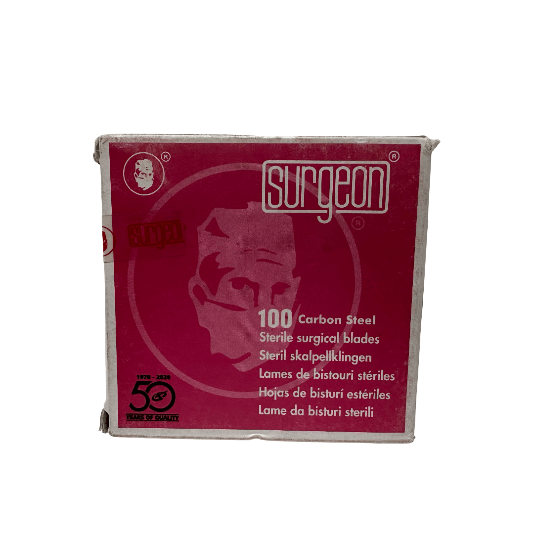 Surgeon Carbon Steel Sterile Scalpel Blade - Global Surgicals