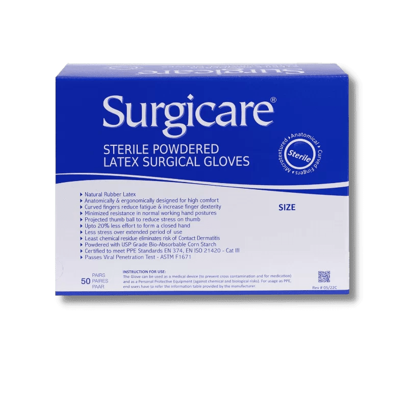 Surgicare Sterile Surgical Gloves - Global Surgicals