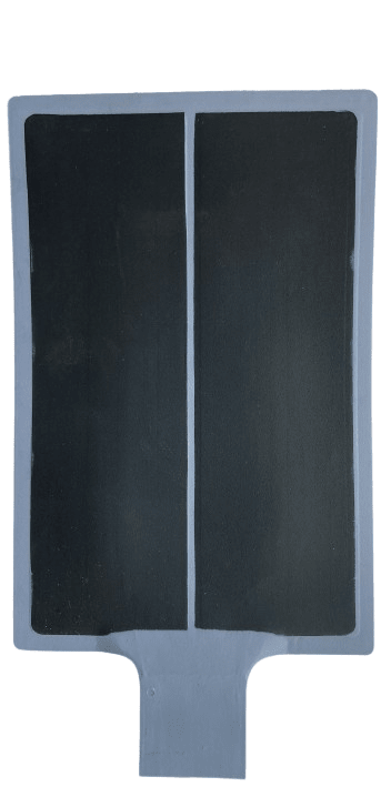 Surgikare Valleylab Compatible Dual Silicon Black Split Patient Pad - Global Surgicals
