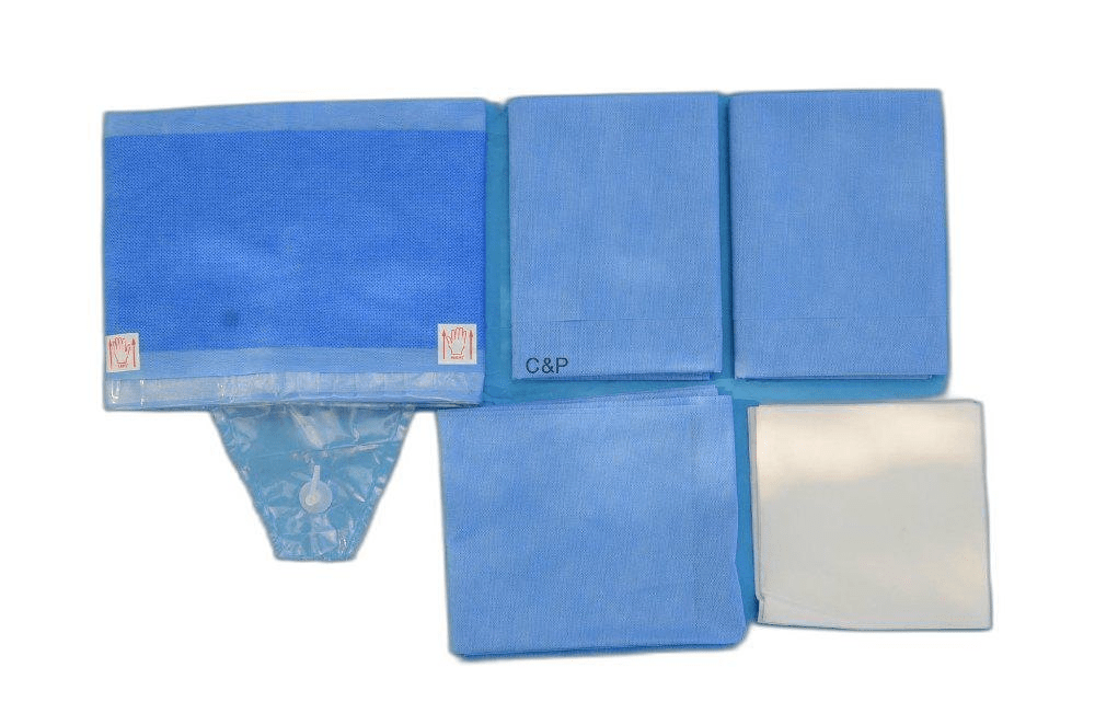 Surgiwear Full Gynae drape Part of D Leggings - Global Surgicals