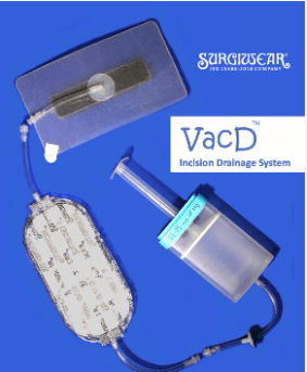 Surgiwear VacD Incision Drainage System VacD Vac Dressing - Global Surgicals